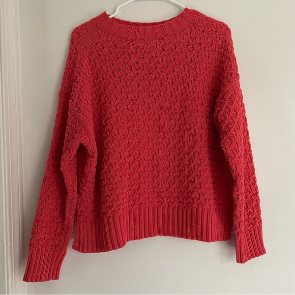 AND Coral Pink Salmon Long Sleeved Sweater - Picture 11 of 14